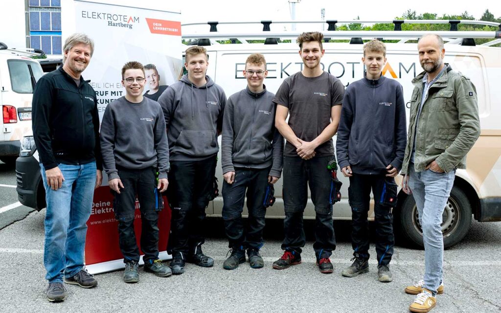 Erfolgreiche Elektroteam Hartberg Lehrlinge 2025
